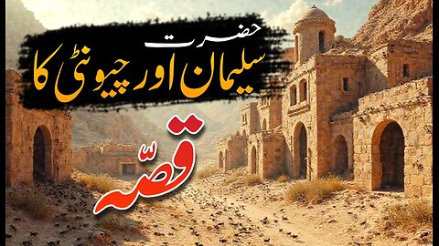 Hazrat Suleman Aur Chunti Ka Waqia | Quranic Stories in Urdu #naqoosh_e_islam