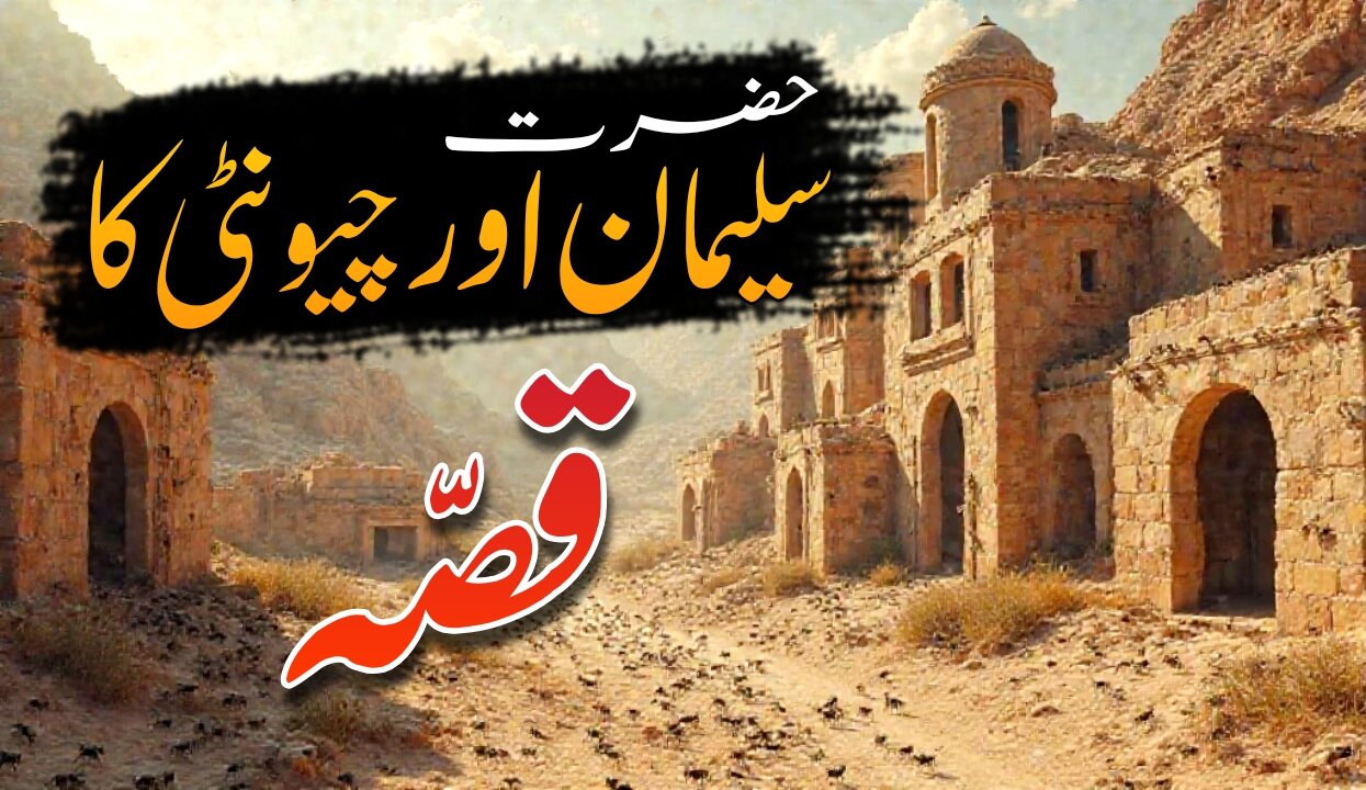 Hazrat Suleman Aur Chunti Ka Waqia | Quranic Stories in Urdu #naqoosh_e_islam