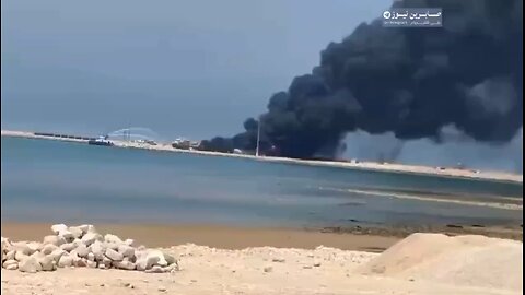 NEW: Currently, a fire is raging at the Iranian port of Bushehr on the Persian Gulf.