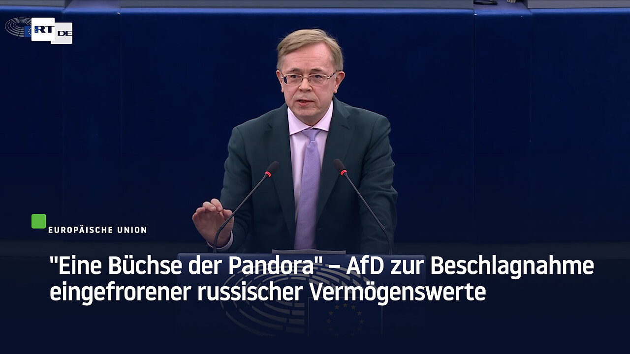 "Eine Büchse der Pandora" – AfD zur Beschlagnahme eingefrorener russischer Vermögenswerte