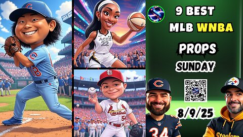🔥9 HOT SUNDAY PRIZEPICKS MLB PROPS TODAY | ⚾️ MLB PICKS | WNBA Props TODAY 8/10
