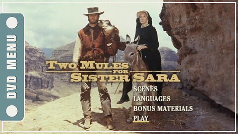 Two Mules for Sister Sara - DVD Menu
