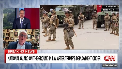 National Guard on the ground in LA after Trump's deployment order
