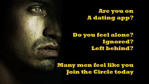 Dating apps make men depressed and lonely.