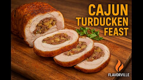 Cajun Turducken – Triple Bird Feast with a Kick
