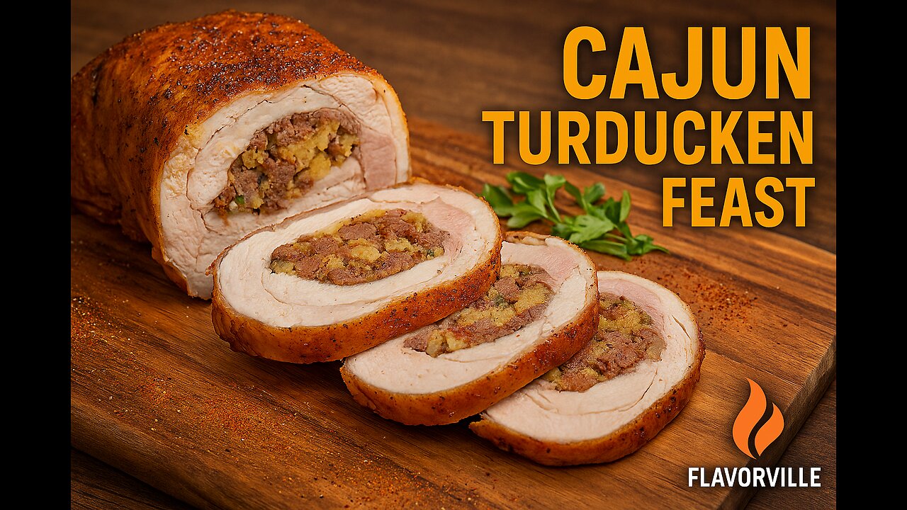 Cajun Turducken – Triple Bird Feast with a Kick