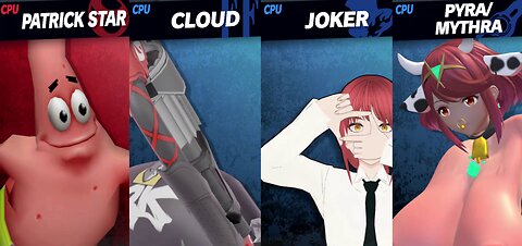 Patrick vs Elen & Makima & Ryza & Cow&Cat Pyra/Mythra [MAKI Member Request NSFW Rumble Exclusive]