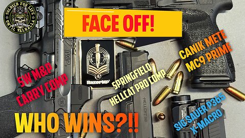 Canik Prime Showdown! Canik Prime vs S&W Carry Comp vs Sig P365 X-Macro vs Springfield Hellcat Comp