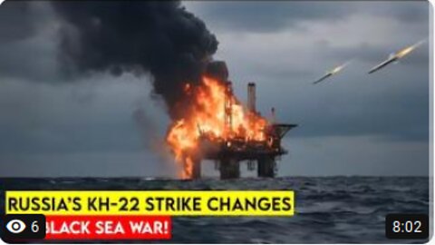 Black Sea Shock Strike—Russia Hits Ukraine’s Secret Rig Base with Mach 4 Cruise Missile!