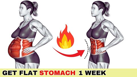 How to get a FLAT STOMACH in a week 👙 30 Minute Standing ABS Workout