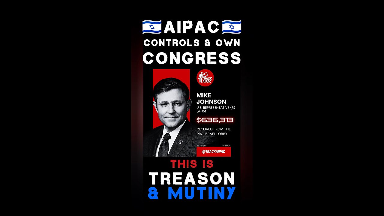 AIPAC OWNS CONGRESS PT.1