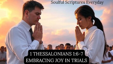 Embracing Joy in Trials: 1 Thessalonians 1:6-7