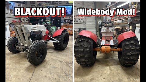Blackout! Widebody Mod! (Custom Fender Extensions)