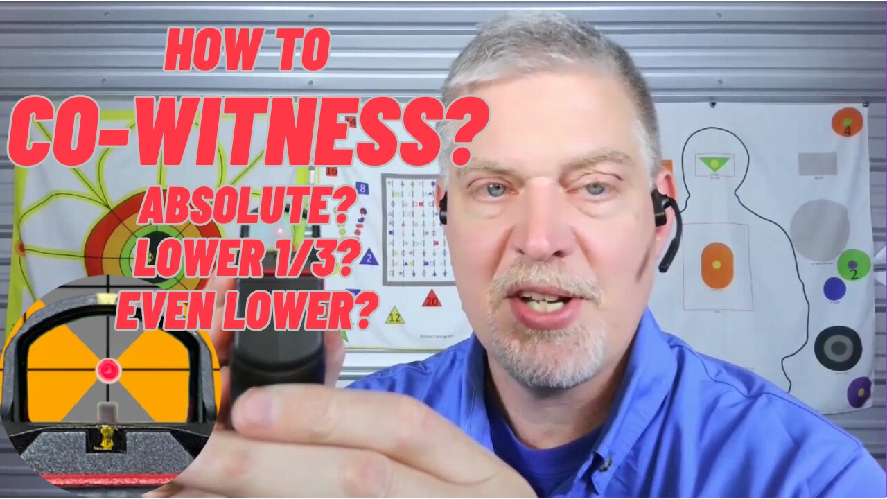 How to co-witness red dots correctly on a pistol (most get this wrong)