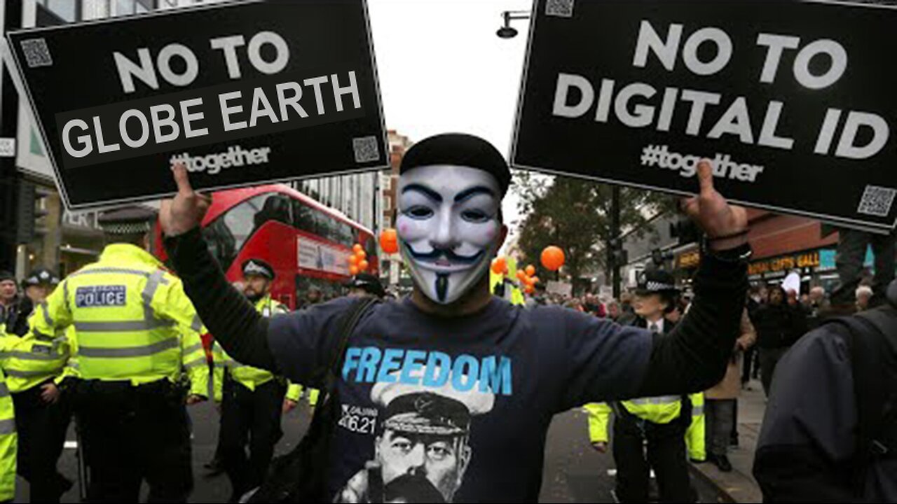 IMAGINE: "No to Digital ID and Globe Earth" Protest Gathers Millions across the UK; Starmer Resigns!