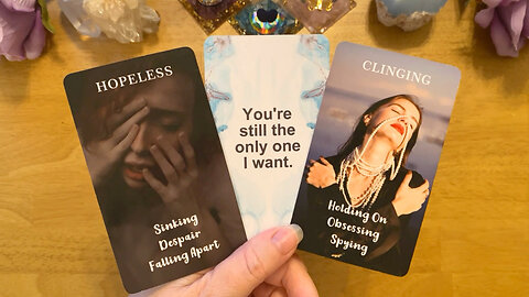 YOUR PERSON WANTS ONLY YOU & IS BROKEN UP INSIDE WITHOUT YOU 💔 (COLLECTIVE LOVE TAROT READING)