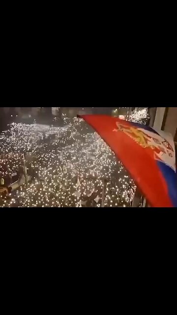1 MILLION Christians flood the streets of Serbia, boldly declaring the nation a CHRISTIAN COUNTRY