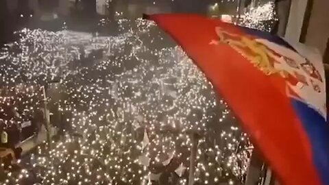 1 MILLION Christians flood the streets of Serbia, boldly declaring the nation a CHRISTIAN COUNTRY