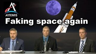 Artemis Faking Space over a Flat Earth