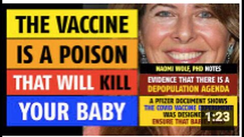 "Naomi Wolf, PhD, Claims Vaccine Could Harm Infants"