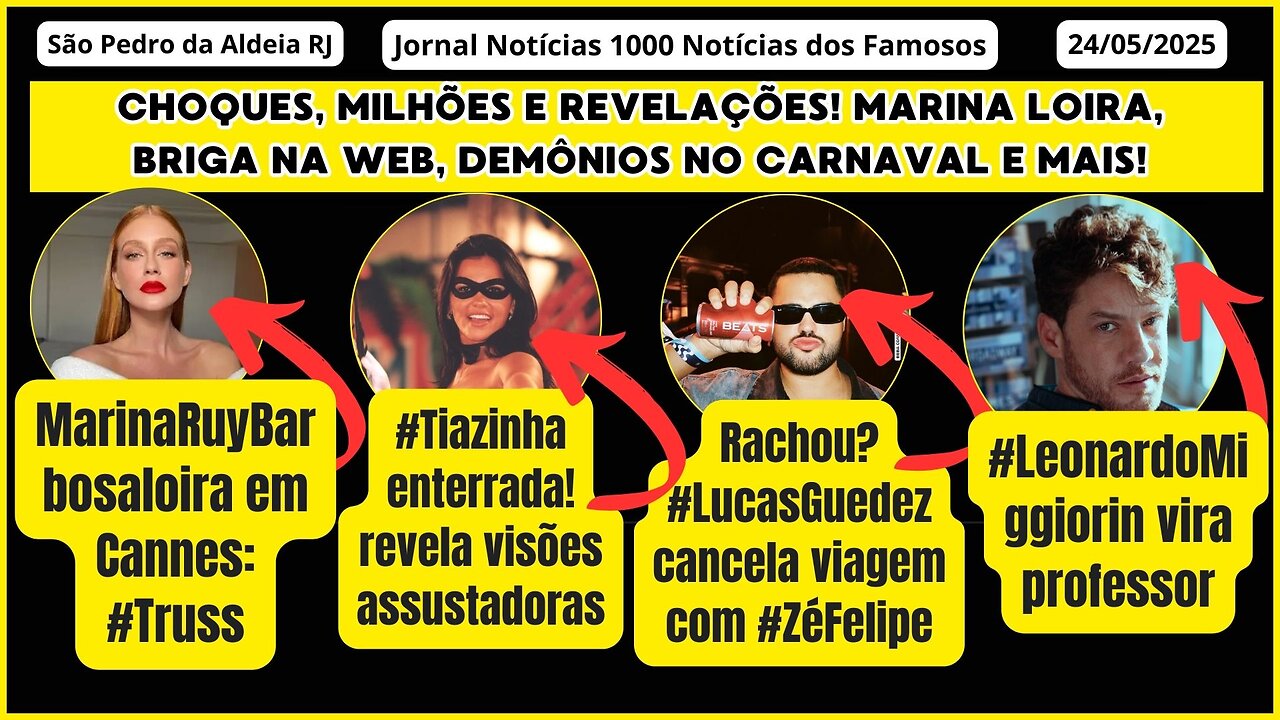 Escândalos, Transformações e Milhões! #Marinaloira, treta com #ZéFelipe e segredos de #SuzanaAlves!.