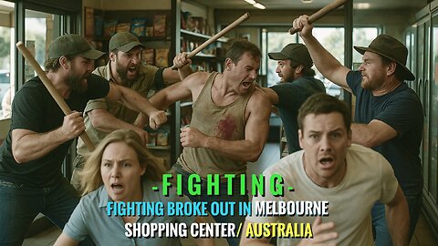 BIG FIGHTING BROKE OUT IN ONE OF THE MELBOURNE BUSIEST SHOPPING CENTER - AUSTRALIA
