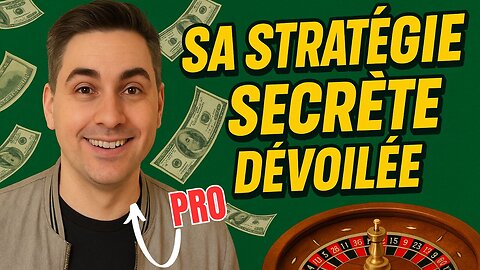 Roulette : La stratégie préférée d'un joueur PRO dévoilée !
