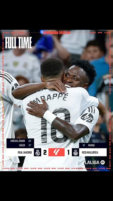 Real Madrid leads with 9 points