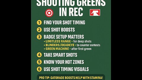 2k26 Im shooting greens in the rec Strecth build