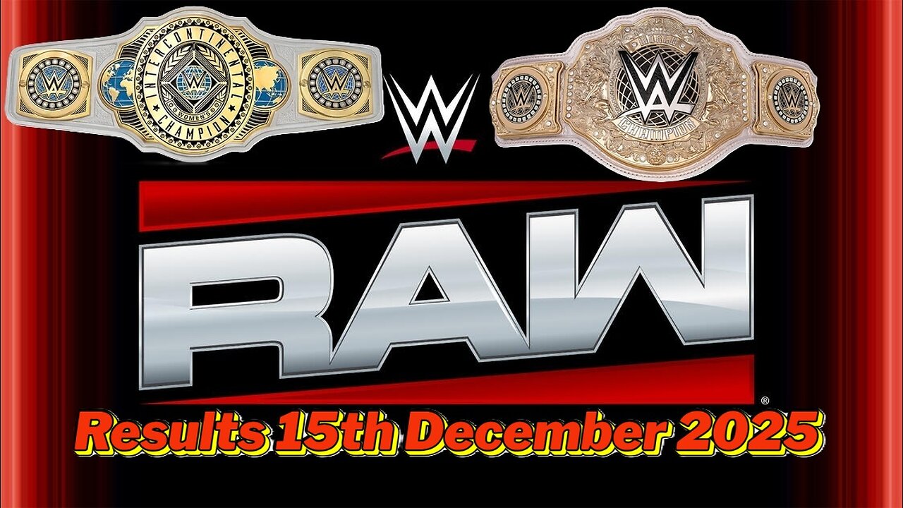 WWE Raw Results 15th December 2025