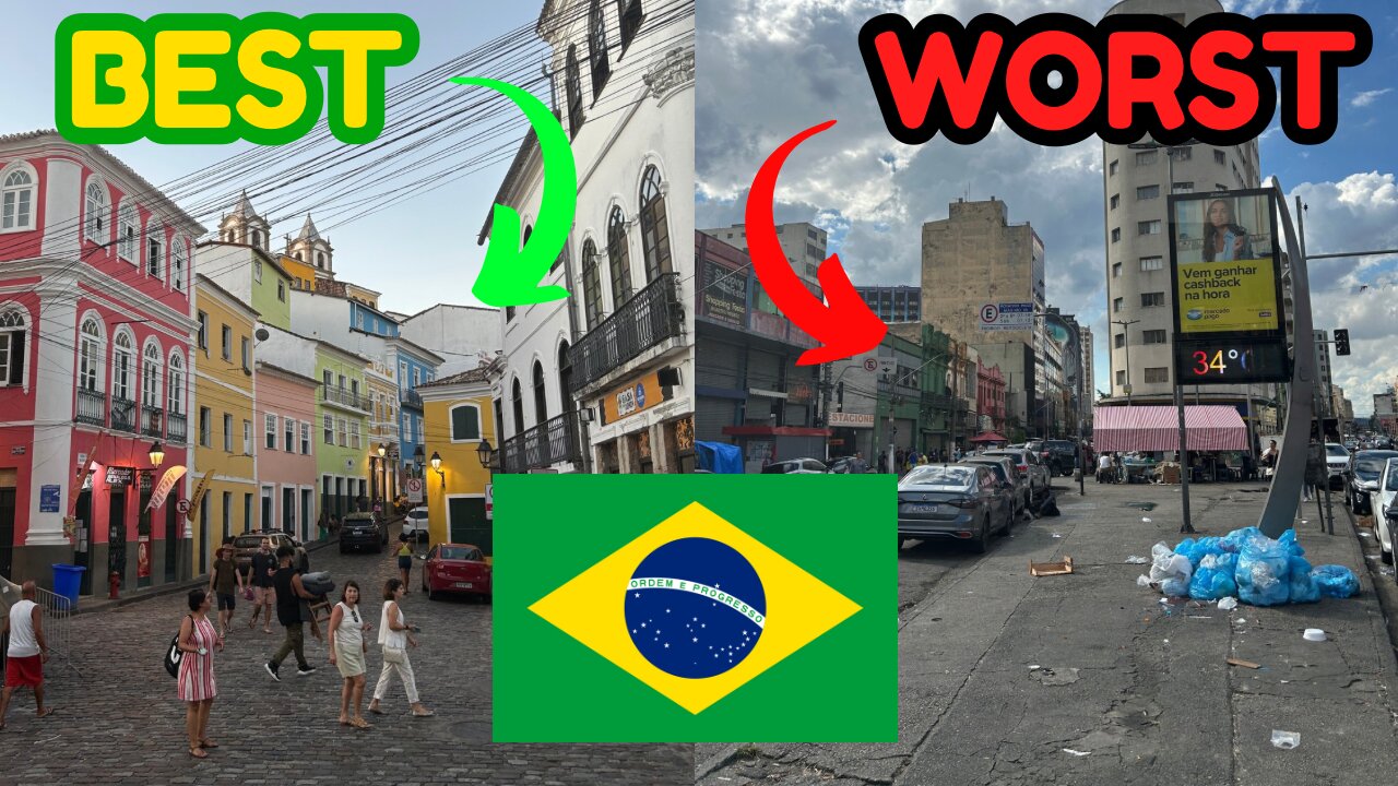 🇧🇷 Ranking 20 cities in BRAZIL that I visited: from WORST to BEST 🔥