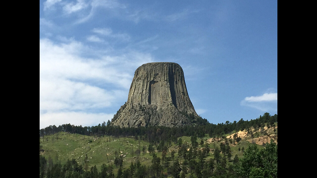 Petrified Tree Stumps or Mountains?