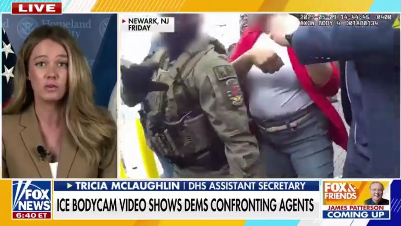 Bodycam footage appears to show Dems body-slamming ICE agents, storming facility