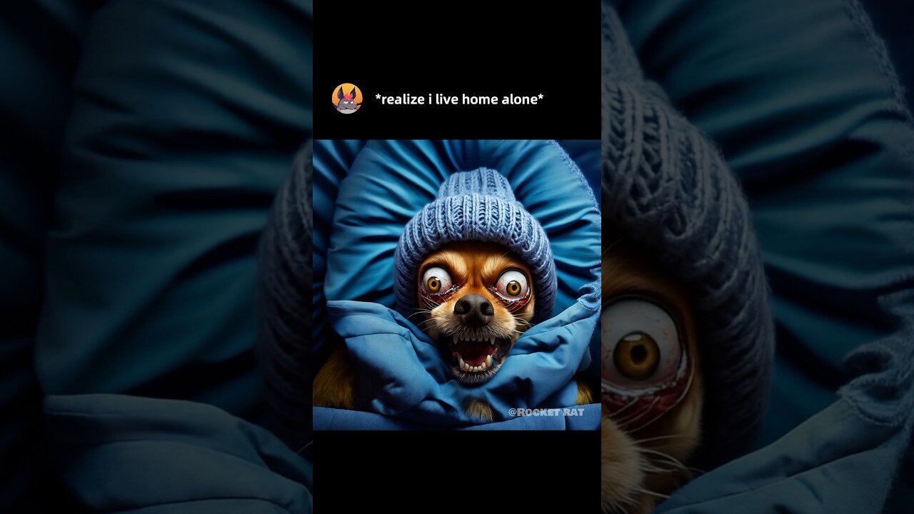 Chihuahua playing video games at 3 AM