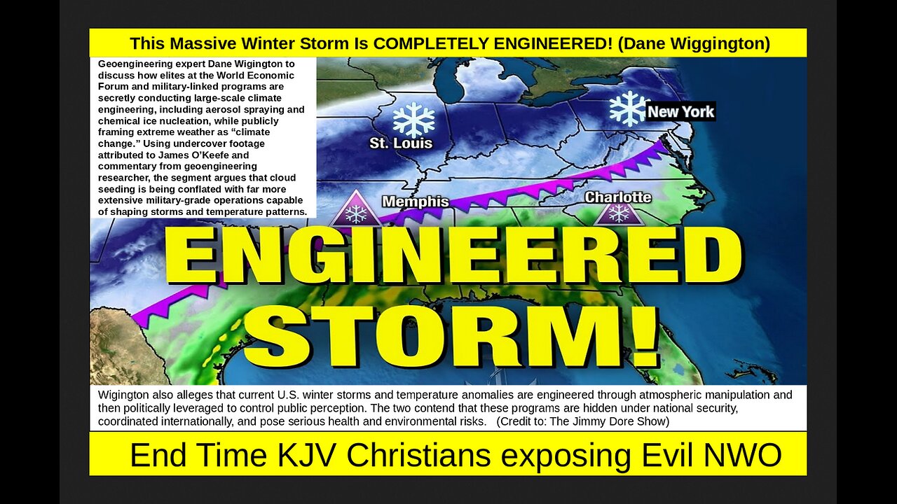 This Massive Winter Storm Is COMPLETELY ENGINEERED! (Dane Wiggington)