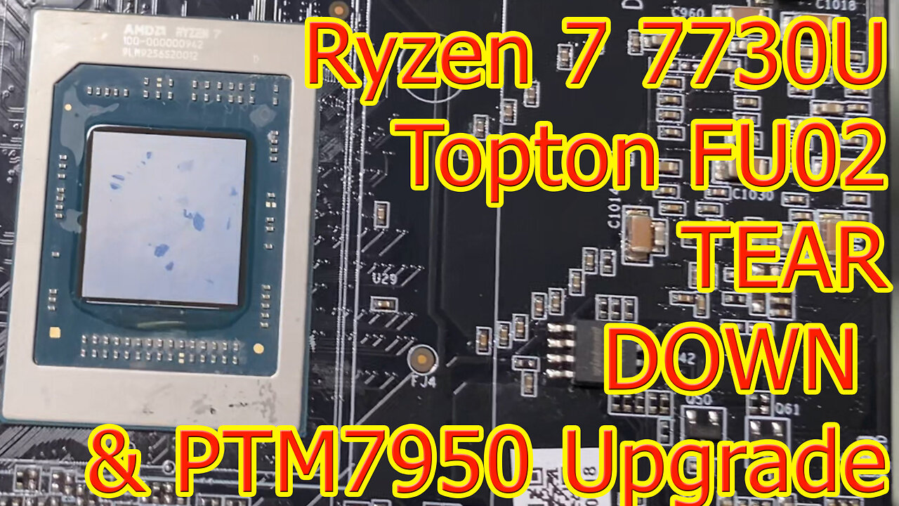 🚧 TEAR DOWN Topton FU02 FANLESS Silent Mini PC PTM7950 Ryzen 7 7730U Review & Test #wisebuyreviews