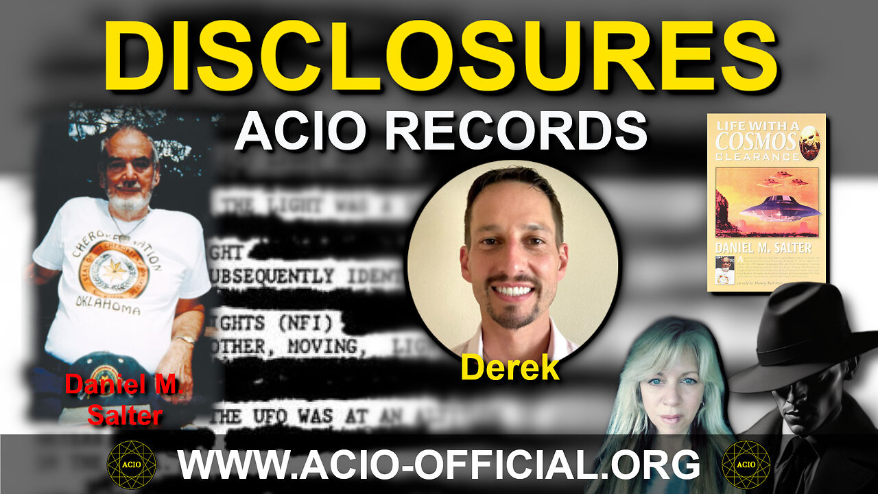 ACIO RECORDS - Daniel M. Salter w. grandson Derek - High Lvl Security Clearance - Project Surrogate