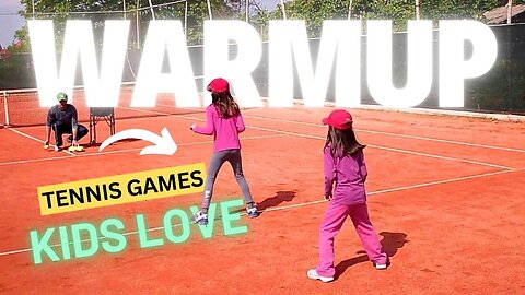 Fun Tennis Games for Kids / Perfect Warm-Up for Beginners