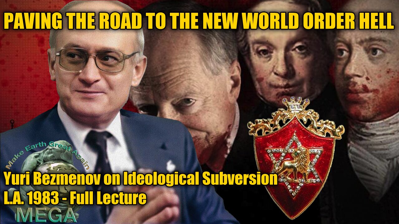 PAVING THE ROAD TO THE NEW WORLD ORDER HELL: Yuri Bezmenov on Ideological Subversion L.A. 1983 - Full Lecture | Find links to other related videos below this video in the description box