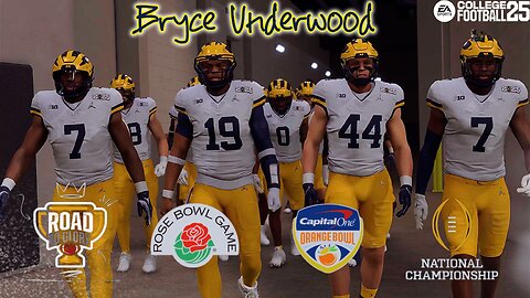 CAN BRYCE UNDERWOOD TAKE MICHIGAN TO THE NATIONAL CHAMPIONSHIP FRESHMAN YEAR? (CFB25 RTG)