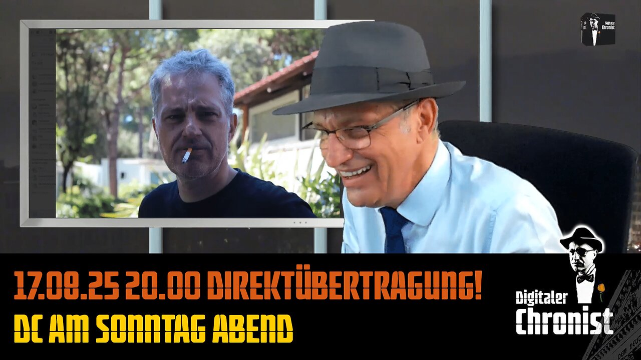 Aufzeichnung vom 17.08.25 Direktübertragung! DC am Sonntag Abend