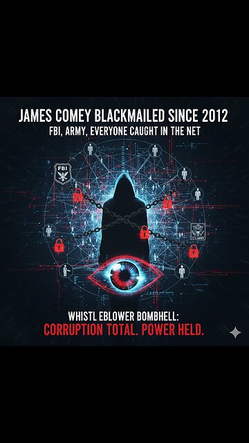 James Comey Blackmailed Since 2012 – FBI, Army, Everyone Caught in the Net