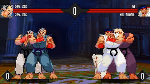 MUGEN - Sheng Long x2 vs. Ryu ReHyped & Ken - Download