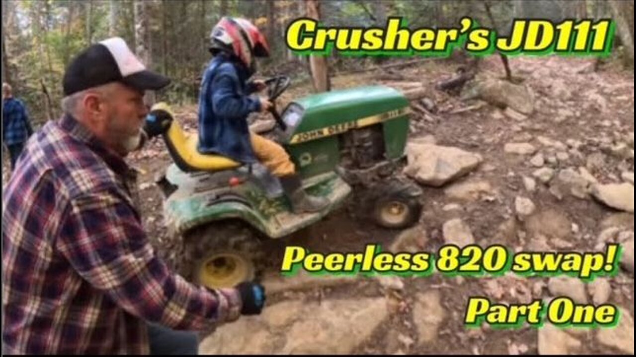Crusher's John Deere 111 -Peerless 820 swap- Part One!