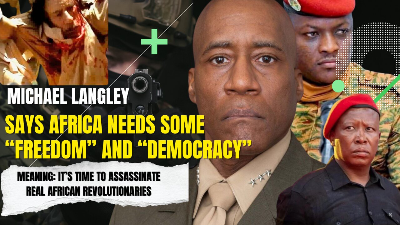 America wants to give Africa "Freedom" and "Democracy"
