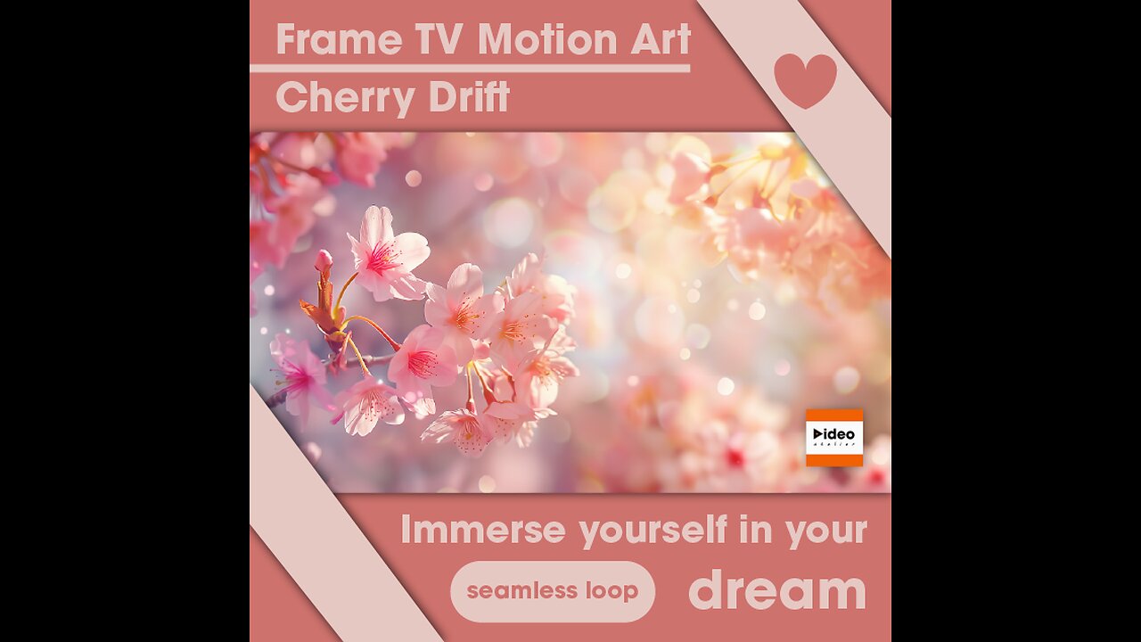 🌸Cherry Drift • 4K Frame TV Moving Art Scene