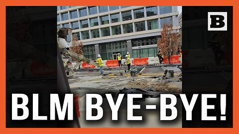 BLM Bye-Bye! "Black Lives Matter" Street Mural Removed from Street Near White House