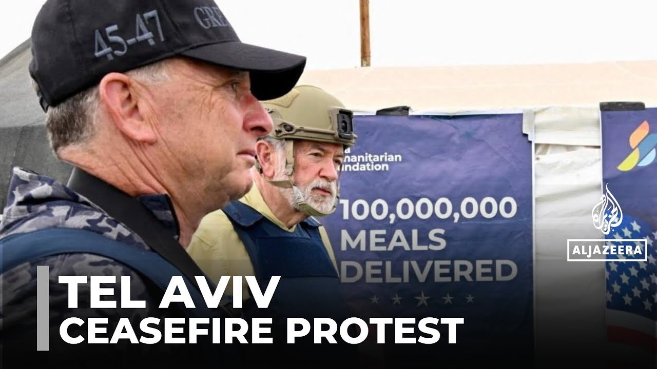 Steve Witkoff visits Tel Aviv: Thousands demand immediate ceasefire deal with Hamas