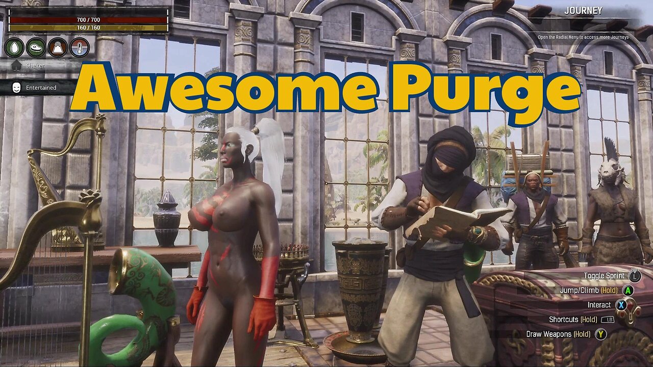 Conan Exiles beginners guide Awesome purge golem purge Busty Boobs Breast Expansion huge tits