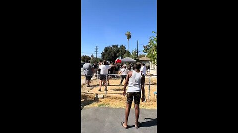 Full video of the scuffle outside the home of the San Bernadino illegal aliens